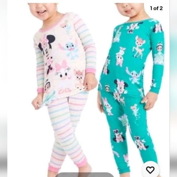 Disney Other - DISNEY MINNIE MOUSE Kids
Girls 4-piece Long Sleeve
Cotton Pajama Set 5 Y